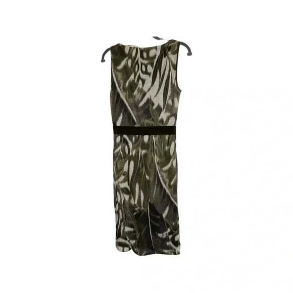 Giambattista Valli Leaf Print Linen Dress Size 40 XS - Picture 5 of 12